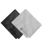 Wanshine Microfiber Cleaning Cloths – For All LCD Screens, Tablets, Lenses, and Other Delicate Surfaces (1 Black and 1 Grey 6×7″) (2 PACK)