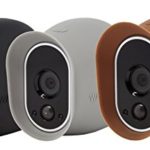 3 x Silicone Skins for Arlo Smart Security – 100% Wire-Free Cameras by Wasserstein (3 Pack, Black/Brown/Grey)