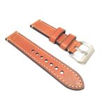 W&S 2-Piece Leather Watch Strap – Light Brown | 22mm