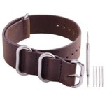 Ritche Genuine Leather NATO strap 18mm 20mm 22mm Replacement timex weekender watch band