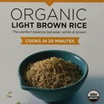 Yoga Organic Light Brown Rice – Gluten Free, 14 Ounce