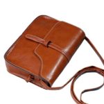 GBSELL Women Vintage Leather Purse Cross Body Shoulder Messenger Bag (Brown)