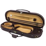 Sky Violin Halfmoon Case VNCHM06 Lightweight with Hygrometer Brown/Brown Khaki