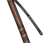 Vorson Western Leather Guitar Strap, Brown
