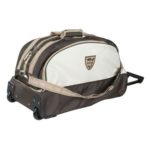 Horze Brown 2 Compartment Duffle Bag with Wheels Carry on Luggage