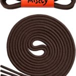Thin Round Dress Shoelaces [3 Pairs] 3/32″ Thick – Premium Quality – By Miscly (30″, Dark Brown)
