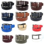 Men’s Solid Leather Belts -12 Colors Available