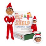 Elf on the Shelf Bundle – The Elf on the Shelf: Christmas Tradition Book with Dark Skin Brown Eyed Boy Scout Elf and Boy Plushee Pal
