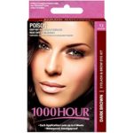 1000 Hour Eyelash & Brow Dye /Tint Kit Permanent Mascara (Dark Brown)