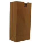 Duro 29816 Grocery Bag No.16 50 Lbs. Heavy Duty Kraft Paper – Brown  7 3/4″ x 4 13/16″ x 16″  500/Bundle