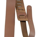 Perris Leathers B20-2181 2-Inch Brown Plain Leather Guitar Strap