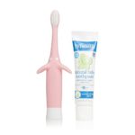 Dr. Brown’s Infant-to-Toddler Toothbrush Set, 1.4 Ounce, Pink