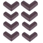 L-Shape Edge& Corner Guards Bumpers 8 Pack With Double-Sided Tape by LANNEYLI (Coffee)