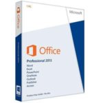 Microsoft Office Software 269-16094 2013 Professional English Medialess 32/64bit NA PR Brown Box