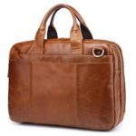 Sulandy Vintage Leather Messenger Satchel Laptop Briefcase Men’s Bag Crazy Vintage Leather Messenger Briefcase Bag