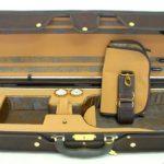 Luxury Euro-Style 4/4 Violin Case Oblong Brown/Light Brown/Tan