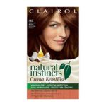 Clairol Natural Instincts Crema Keratina Hair Color Kit, Chocolate Brown 5BZ Chocolate Creme
