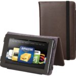 Marware Eco-Vue Genuine Leather Case Cover for Kindle Fire, Brown (will not fit HD or HDX models)