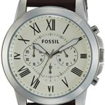 Fossil FS4735 Grant Brown Leather Watch