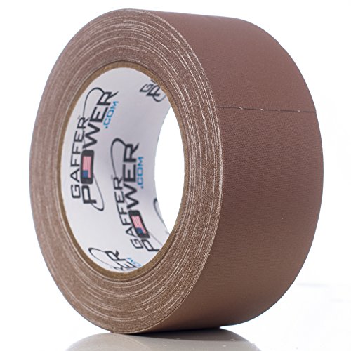 Real Premium Grade Gaffer Tape By Gaffer Power Made in the USA Brown 2