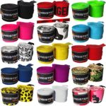 Meister Adult 180″ Semi-Elastic Hand Wraps for MMA & Boxing (Pair) – All Colors
