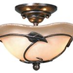 Vaxcel LK38812OL Vine 12-Inch Light Kit, Oil Shale, Brown