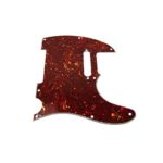 Musiclily Tele Pickguard for US/Mexico Made Fender Standard Telecaster Modern Style Electric Guitar, 4ply Celluloid Brown Tortoise