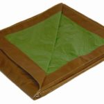 6′ x 8′ Brown/Green Reversible Cut Size 5-mil Poly Tarp item #900682
