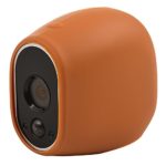 1X Silicone Skins for Arlo Smart Security. Arlo Camera Skins Cover/ Netgear Arlo Camera Case fits Wire-Free HD Cameras, Indoor/ Outdoor, Night Vision Brown