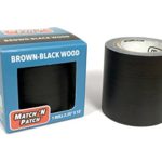 Match ‘N Patch Realistic Repair Tape, Brown-Black Wood