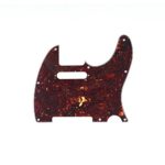 4Ply Dark Brown Tortoise Pickguard For Fender US/Mexico Tele Electric Guitar