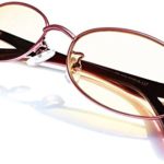 Computer Video Gaming Vision protection Glasses – Patented – 100%UV400 and Blue Light Blocking Anti Glare Eye Strain Amber Melanin Sleep Glasses Metal Frame Purple