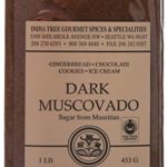 India Tree Dark Muscovado Sugar, 1 Pound (Pack of 6)