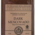 India Tree Dark Muscovado Sugar, 1 Pound (Pack of 6)