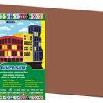 Pacon Construction Paper, 12-Inches by 18-Inches, 50-Count, Brown (103629)