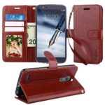 TabPow LG Stylo 3 Wallet Case – Folio Series, Flip PU Leather with Kickstand, ID & Credit Card Slot Holder For LG Stylo 3 / LG Stylo 3 Plus (2017 Release) -Brown