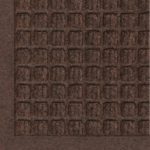 Andersen 280 WaterHog Fashion Polypropylene Fiber Entrance Indoor/Outdoor Floor Mat, SBR Rubber Backing, 6′ Length x 4′ Width, 3/8″ Thick, Dark Brown