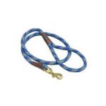 Mendota Snap Leash, Dark Brown, 1/2″ by 4′