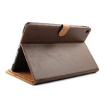 iPad Pro 9.7 Case Cover,TechCode Screen Protective Smart Luxury Magnetic Case Cover for Apple iPad Pro 9.7 inch Tablet (Dark Brown)