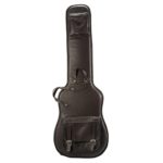 Levy’s Leathers LM19-DBR Leather Deluxe Bass Guitar Bag, Dark Brown