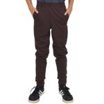 Stretch Is Comfort Boy’s Slim Fit Jogger Play Pant Dark Brown X-Large
