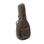 Levy’s Leathers LM20-DBR Leather Deluxe Acoustic Guitar Bag, Dark Brown