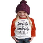 Hot Sale!!Woaills Letter Print T-shirt Blouse Tops – Toddler Baby Kids Girls Clothes Long Sleeve (Orange, 5T)