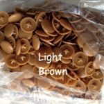 Handles and Ironmongery Light Brown Pozi Screw Head Caps – Press Fit – Pack Of 50