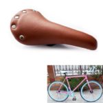 TOPCABIN Classic Series Thicken Soft Fixed Gear Bicycle Saddle Bike Seat (brown)