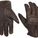 Joe Rocket Men’s Café Racer Motorcycle Gloves (Brown, Large)