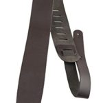 Perris Leathers B25-184 2.5-Inch Chestnut Brown Plain Leather Adjustable Guitar Strap