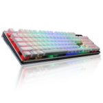 RGB Mechanical Keyboard, Rottay 16.8 Million RGB Backlit Wired Mechanical Gaming Keyboard with Brown Switches 104-Key Anti-ghosting and Fully Programmable for PC&Mac Gamers and Typist