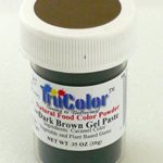 TruColor Natural Gel Paste Powder (Lg. Jar) Dark Brown Gel Paste