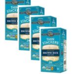 Lundberg Farms | Gluten Free Thin Stackers-brown Rice Organic 5.9 Oz [4 Pack]